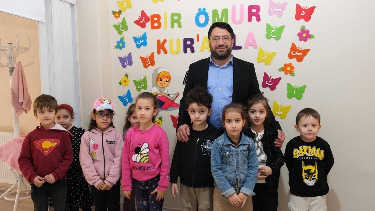 Erzincan İl Müftüsü Fakirullahoğlu'ndan Kuran Kursu Ziyareti