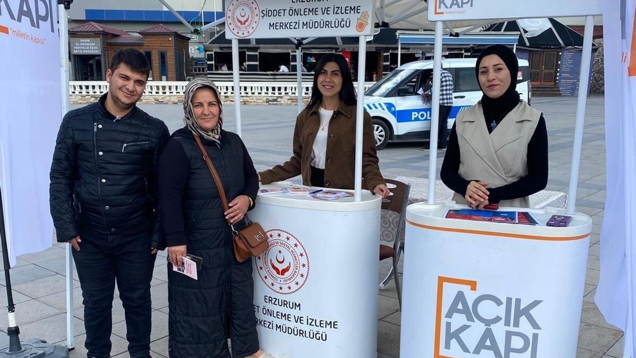 Erzurum’da Açık Kapı Projesi ve kadına yönelik şiddet bilgilendirmesi
