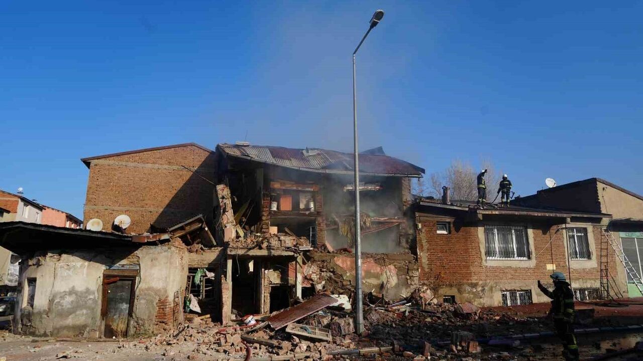 Erzurum Yakutiye'de doğalgaz patlaması: soruşturma başlatıldı