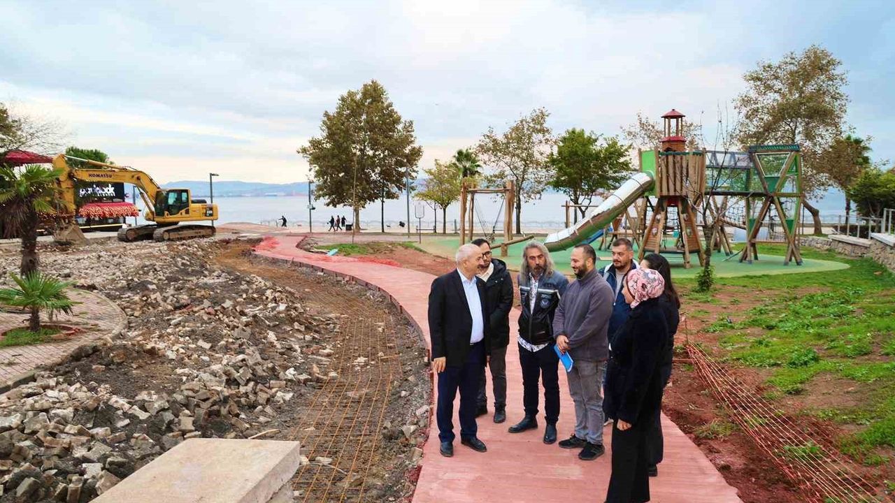Eskihisar sahilinde yeni yürüyüş, bisiklet yolları ve otopark
