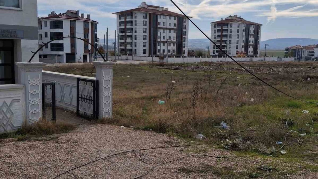 Eskişehir'de devrilen internet direği çevredeki kabloları tehlikeye attı