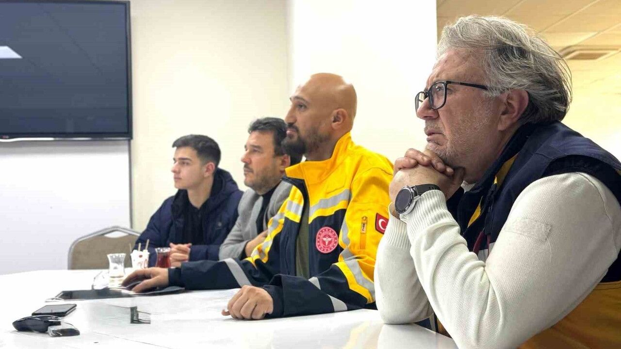 Eskişehir İl Ambulans Servisi'nde planlı yangın tatbikatı