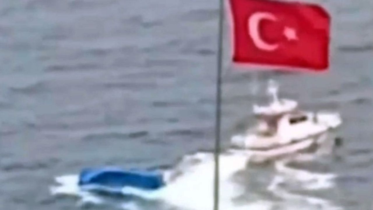 Eynesil'de tekne kazasının yeni görüntüleri: 1 ölü