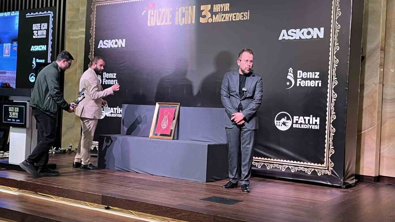 Fatih’te 3. Hayır Müzayedesi Geliri Gazze’ye Gönderilecek