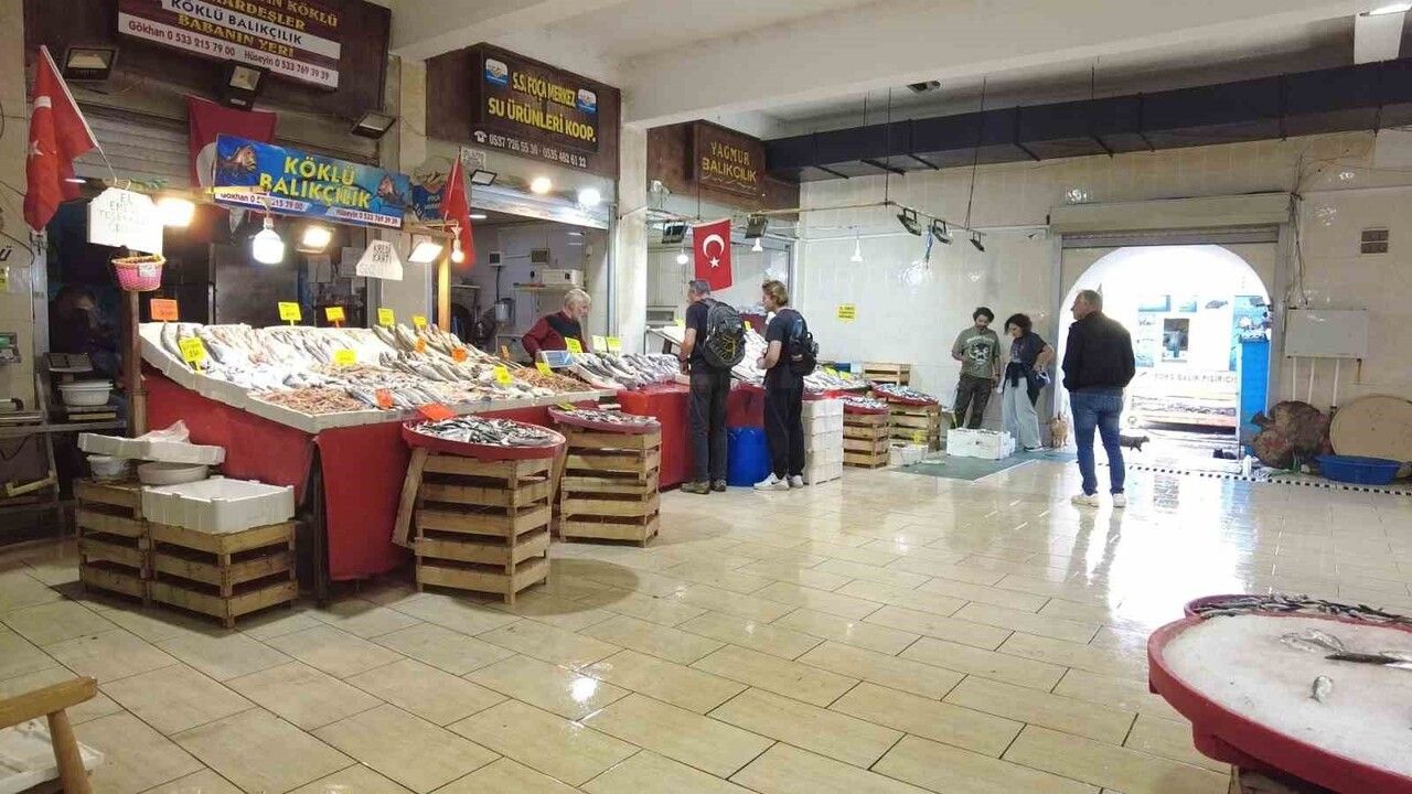 Foça Balık Hali'nde kış: Sardalya ve Uskumru zamanı