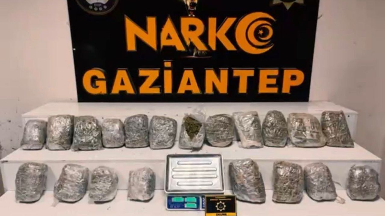 Gaziantep’te büyük uyuşturucu operasyonu: 31 şüpheliden 16’sı tutuklandı
