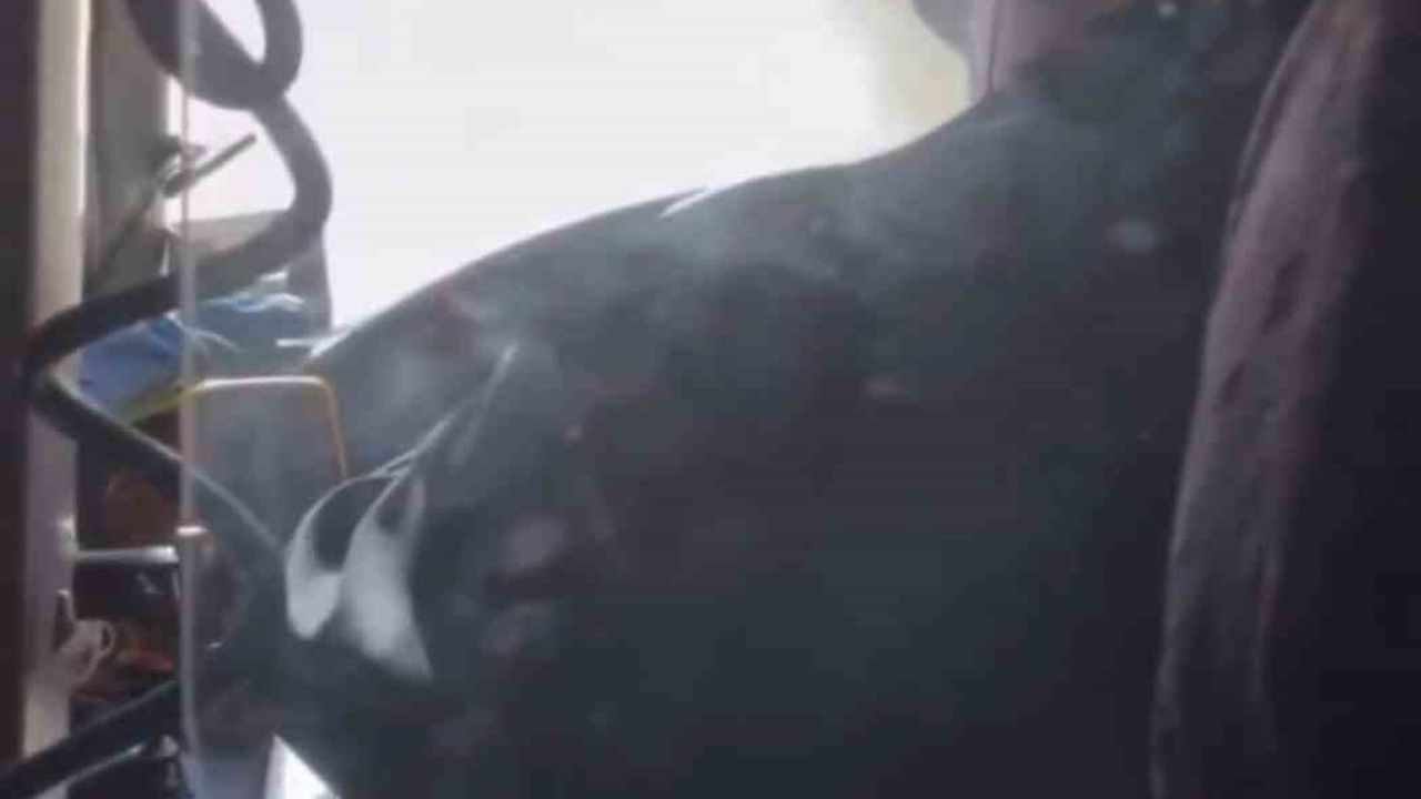 Gaziantep'te halk otobüsü şoförünün direksiyon başında video izlemesi tepkilere yol açtı