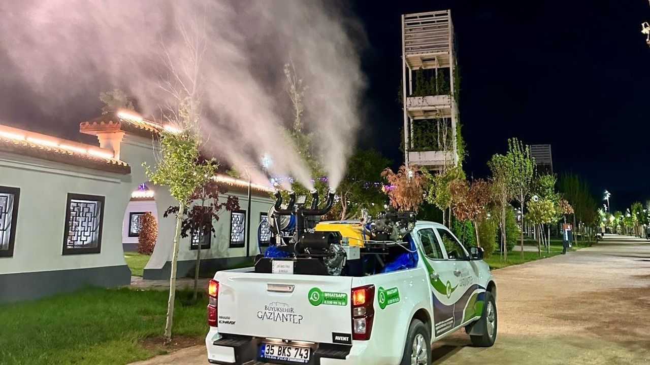 Gaziantep'te Haşereyle Mücadele Arttı