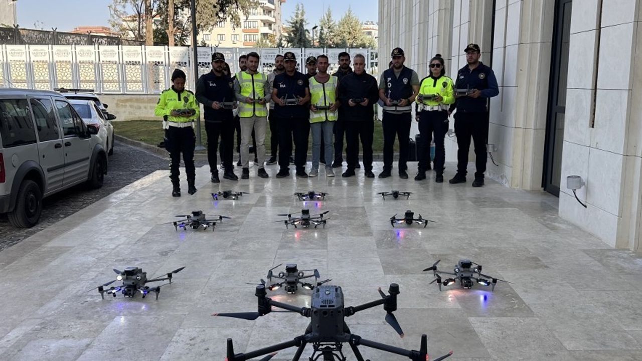 Gaziantep’te metruk alan denetimlerinde dron uygulaması