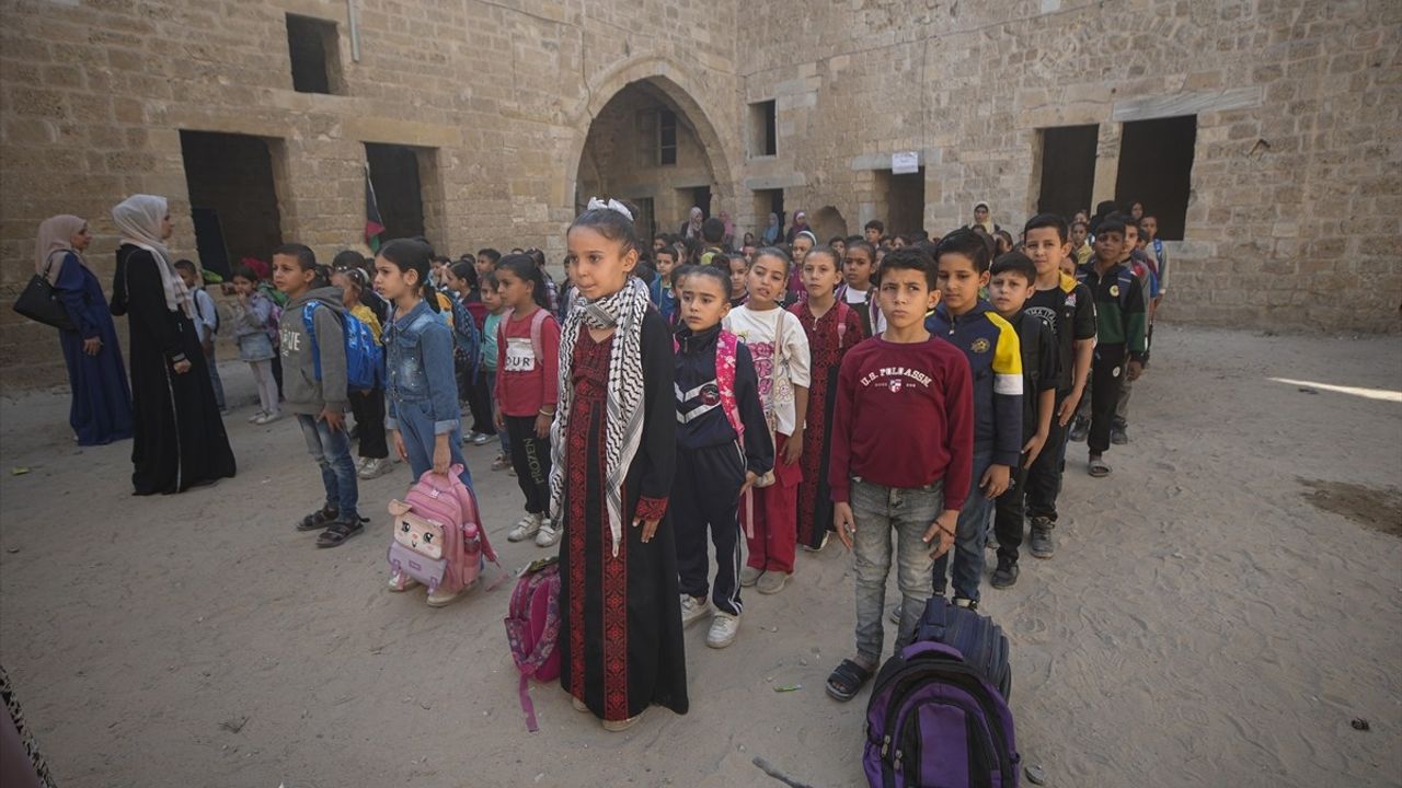 Gazze'deki Tarihi Kemaliyye Okulu, Eğitim Nostaljisi Yaşatıyor