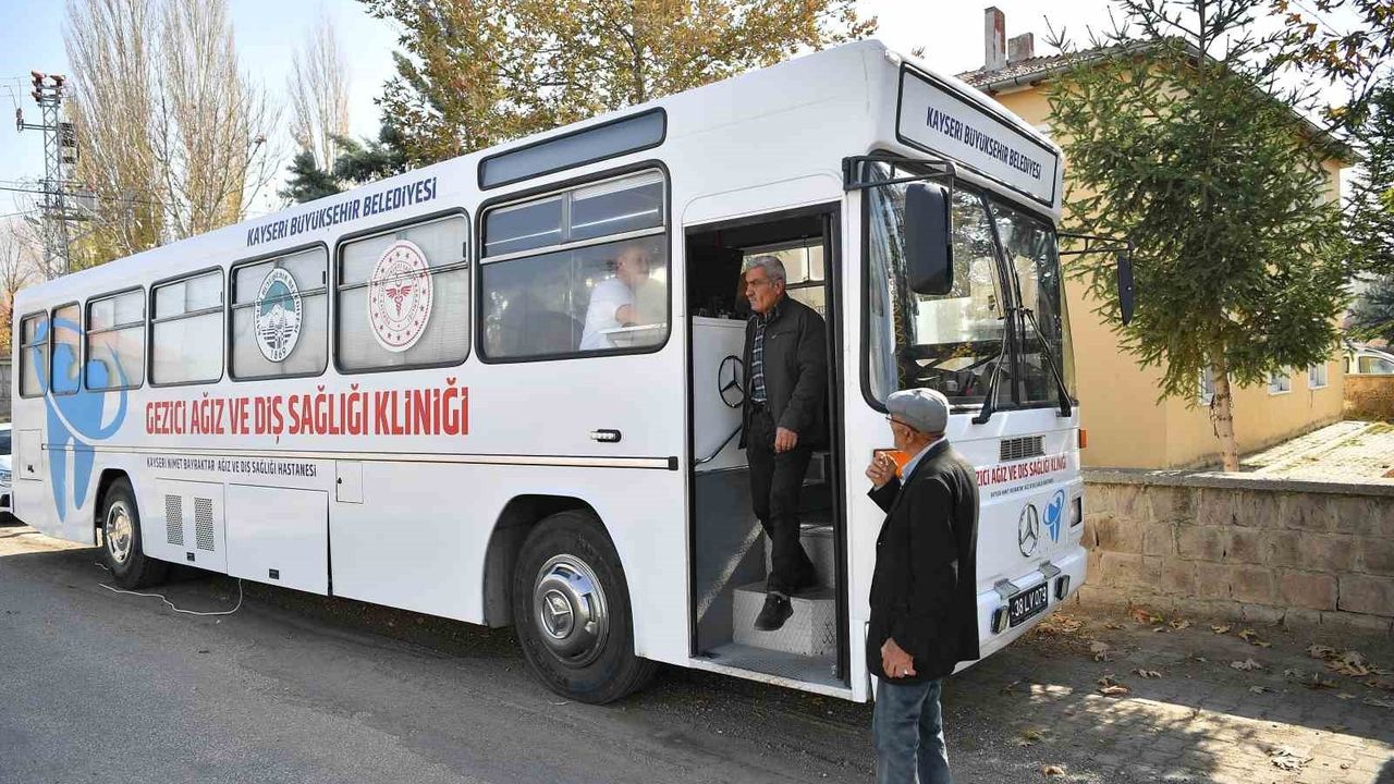Gezici Ağız ve Diş Sağlığı Kliniği Köseler Mahallesi'ne Hizmet İletti