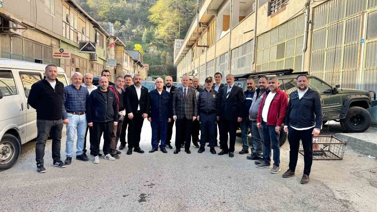 Giresun'da 2 bin kişilik Küçük Sanayi Sitesi'nin altyapı talepleri Valiye iletildi