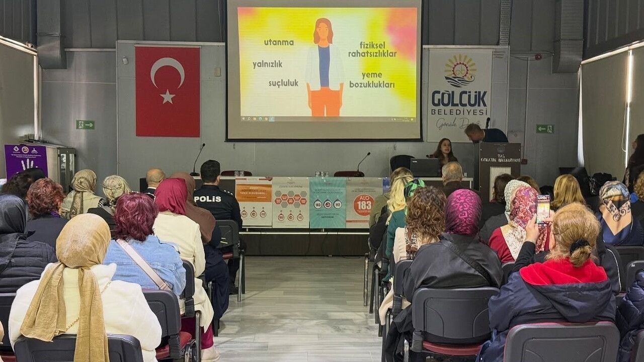 Gölcük'te 25 Kasım'da Kadına Yönelik Şiddete Karşı Farkındalık Etkinlikleri