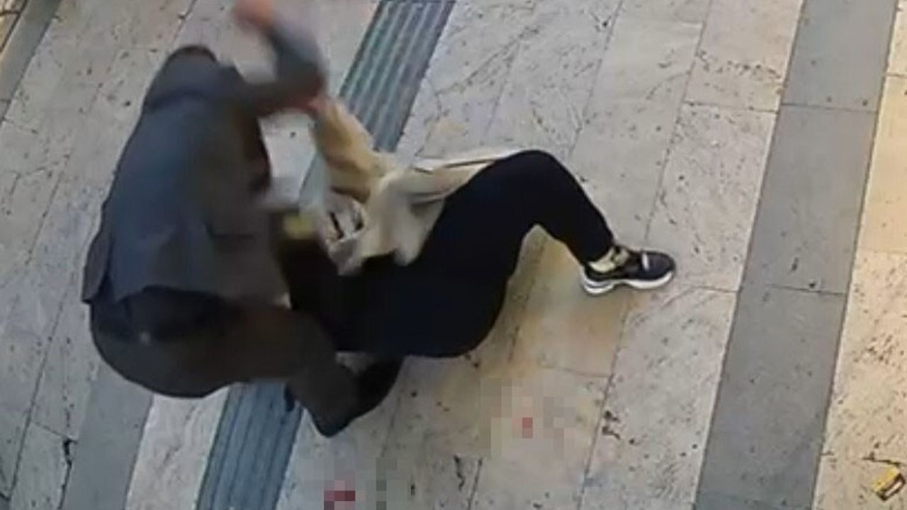 Gümüşhane'de boşanma sürecindeki kadına bıçaklı saldırı — Esnaf meyve kasalarıyla müdahale etti