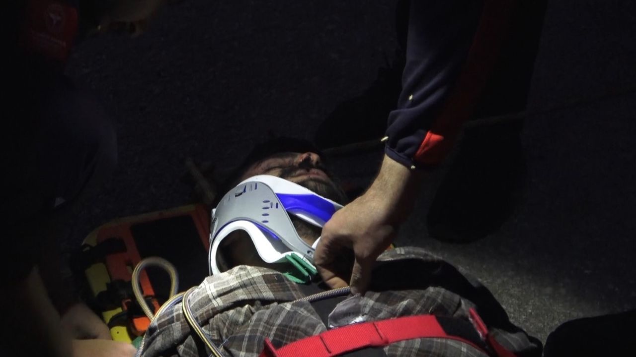 Gümüşhane'de erkek hemşire kayalıklardan düştü — Utku D. (25) kurtarıldı