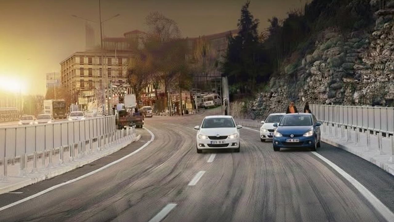 Hamsu Köprüsü'nün gidiş yönü trafiğe açıldı