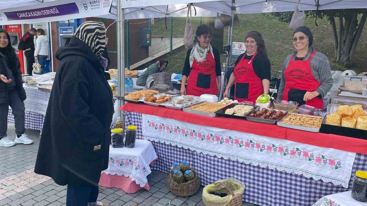 Heykel'de 'Meydan Kadınların' dayanışma pazarı ilgi gördü