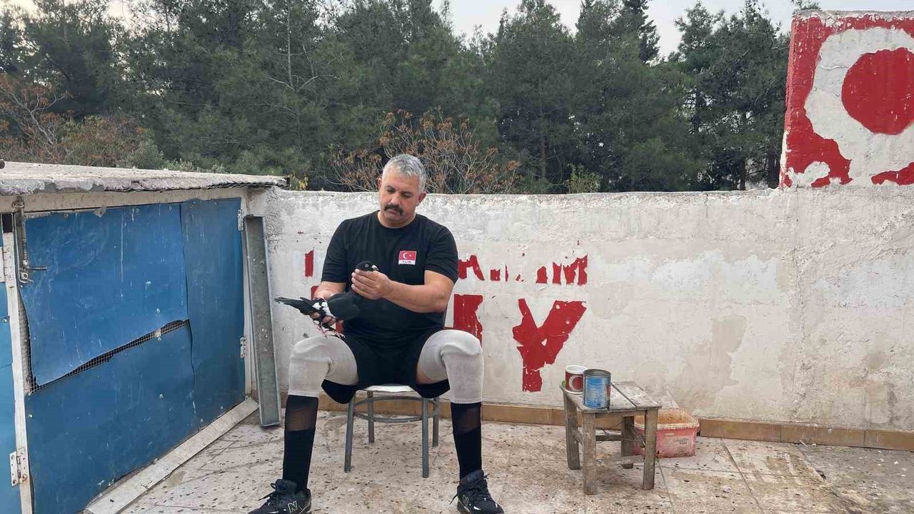 İki Ayağını Kaybeden Gazi Mehmet Orçan Güvercinlerle Hayata Tutundu