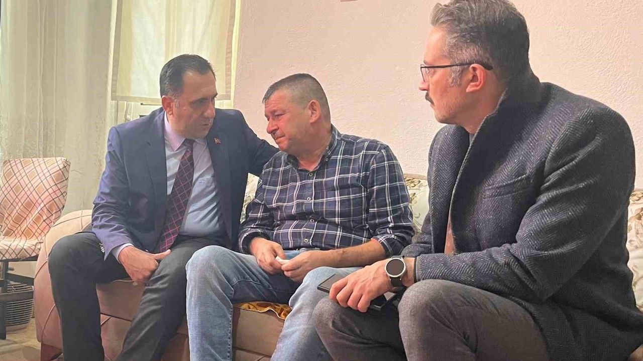 İl Müdürü Türkoğlu’ndan şehit aileye taziye ziyareti