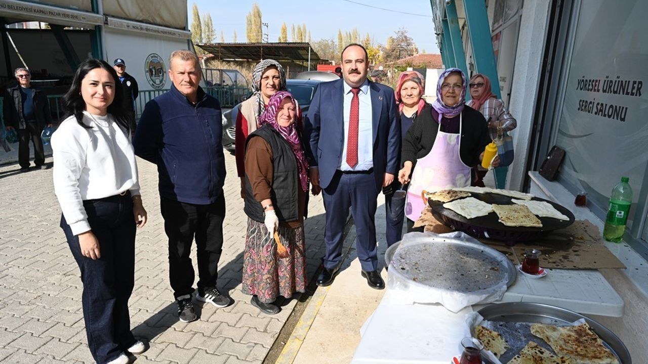 İnönü’de Kadın Üreticilerden Gözleme İkramı