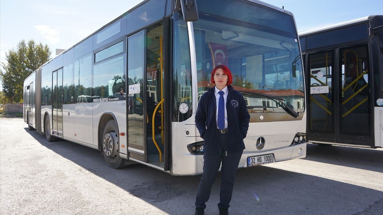 Isparta'da Kadın Şoför Sevda Gündüz'ün Hayali Gerçek Oldu