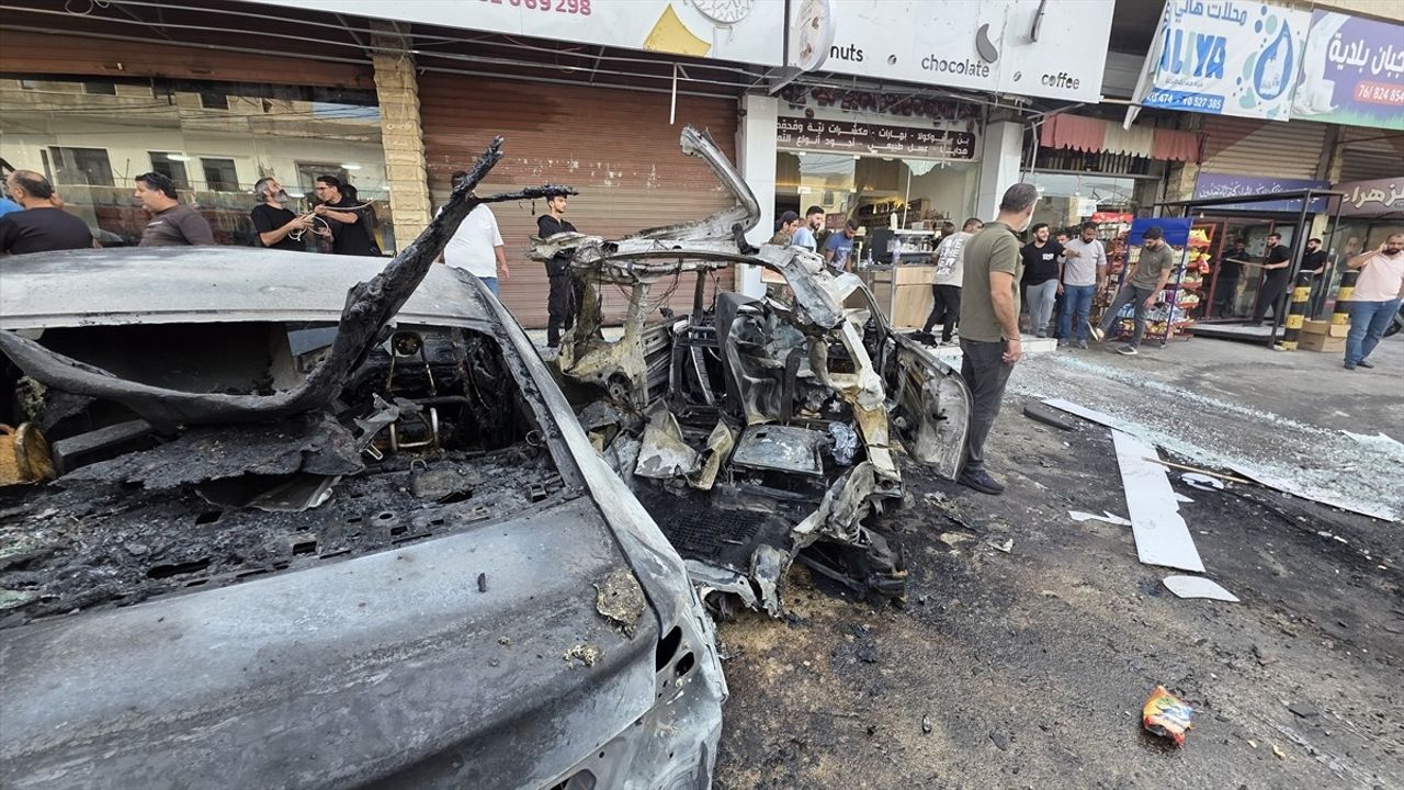 İsrail'in Lübnan'daki İHA Saldırısı: 1 Ölü, 7 Yaralı