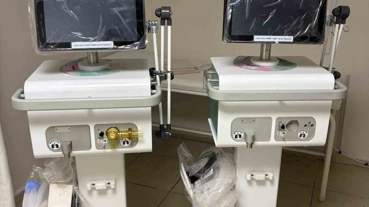 Karabük'teki hastanelere 2025 tıbbi cihaz desteği