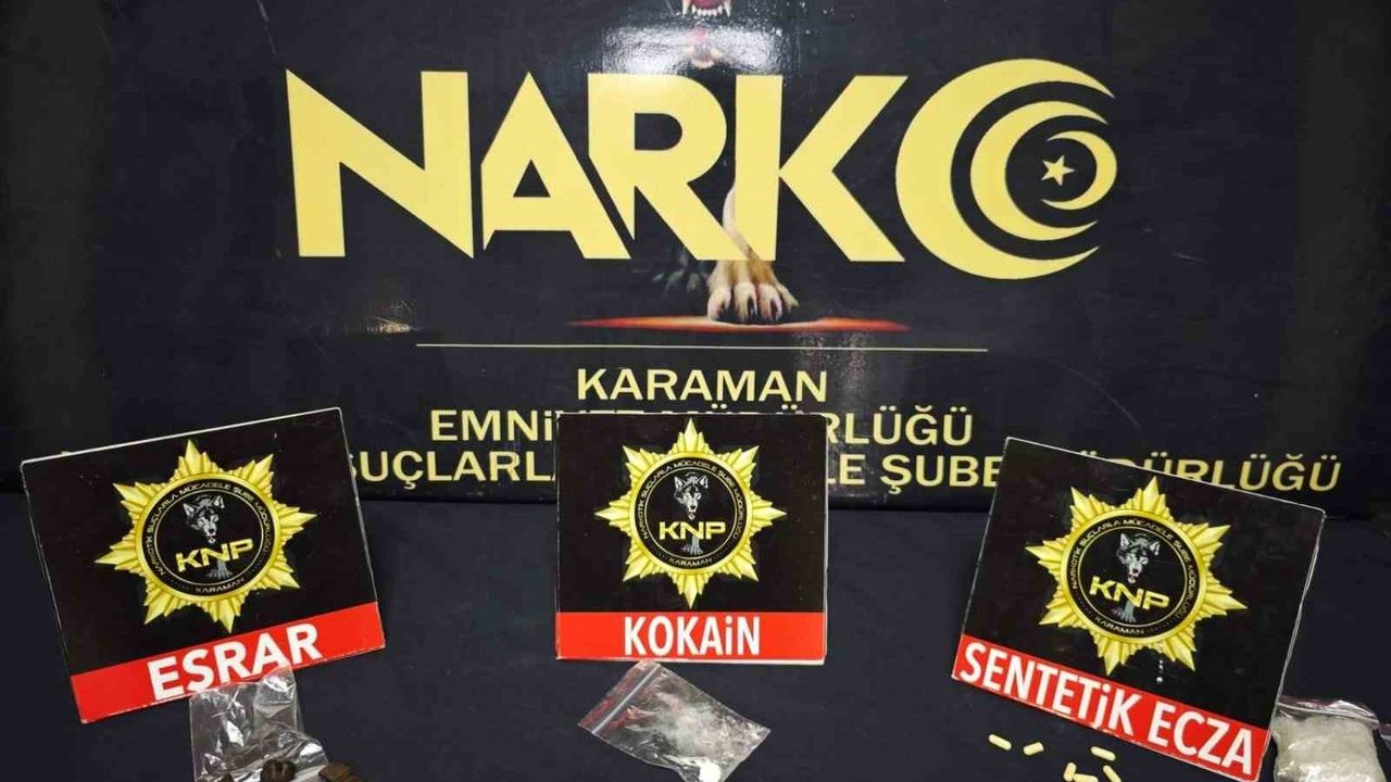 Karaman’da asayiş uygulamaları: 16 kişi tutuklandı, çok sayıda silah ve uyuşturucu ele geçirildi