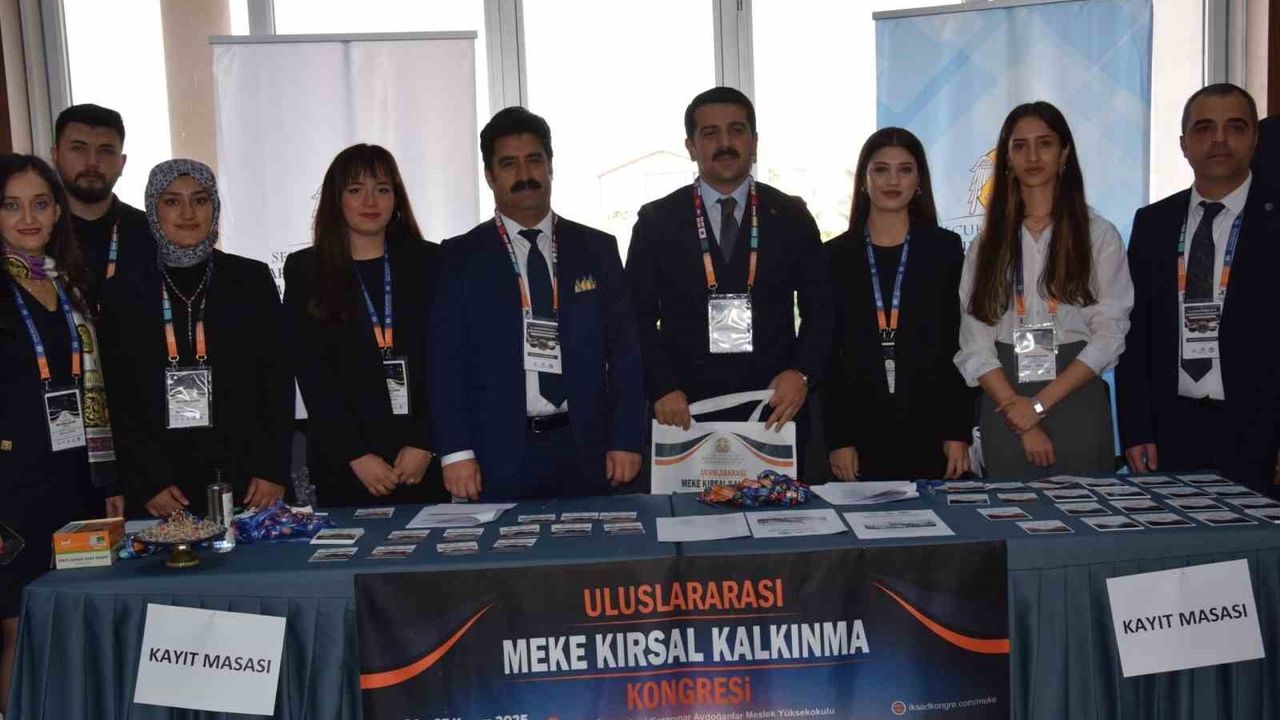 Karapınar'da Meke Kırsal Kalkınma Kongresi düzenlendi