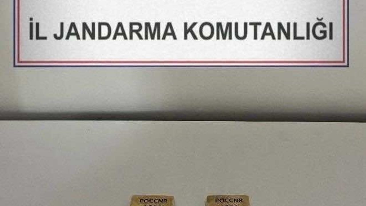 Kars’ta 2 kilo külçe altın ele geçirildi, 3 kişi serbest bırakıldı