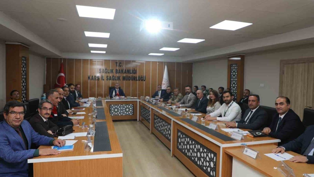 Kars'ta Bağımlılıkla Mücadele İl Koordinasyon Kurulu Toplantısı