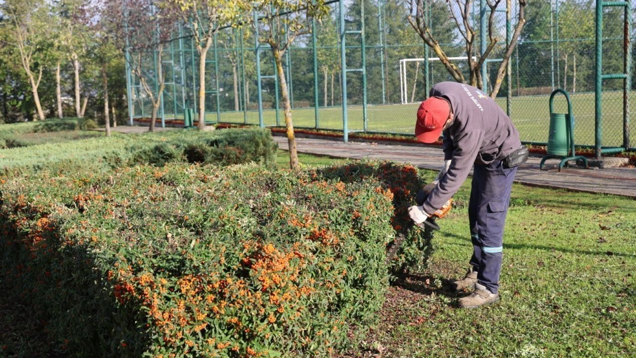 Kartepe'de Park ve Bahçelerde Kapsamlı Bakım