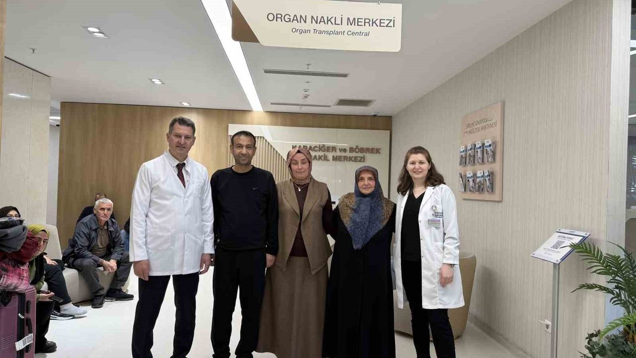 Kayınvalide, 44 yaşındaki damadına böbreğini bağışladı