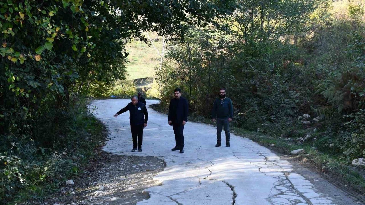 Kaymakam Kandemir'den Köy Ziyareti ve Yol İncelemesi