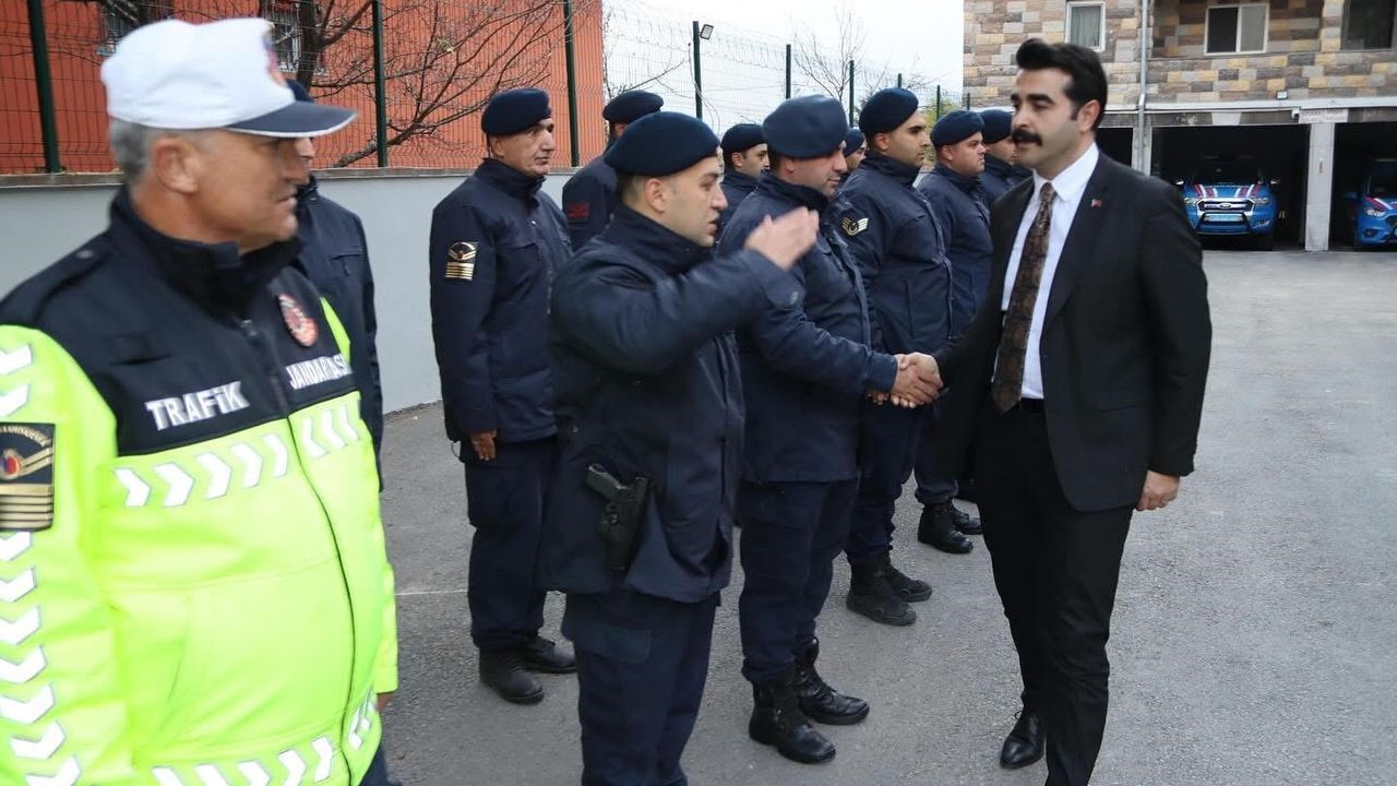 Kaymakam Selim Eser Tomarza'da Emniyet ve Jandarmayı Ziyaret Etti