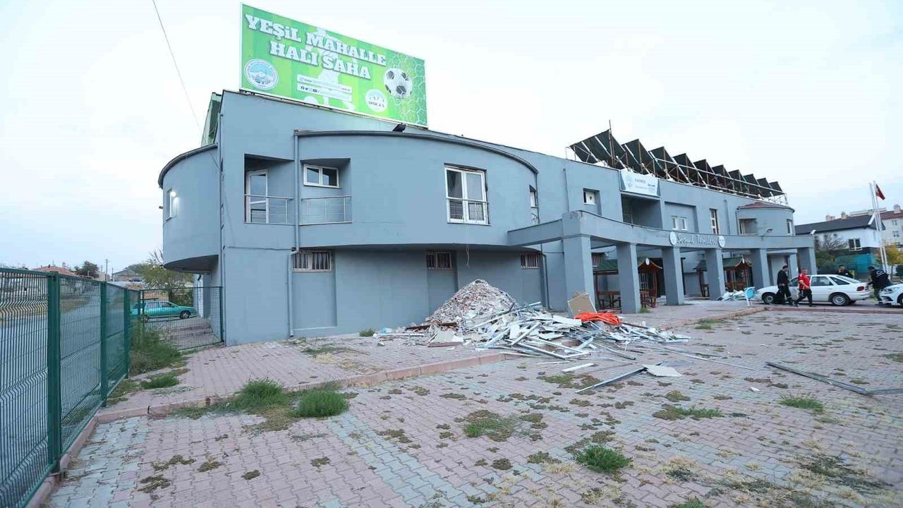 KAYMEK Yeşil Mahalle Sosyal Tesisleri’nde bakım ve yenileme çalışmaları sürüyor