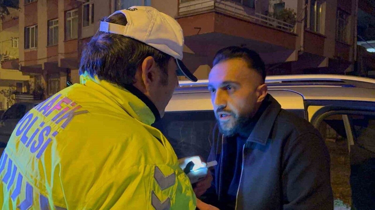 Kayseri'de 'dur' ihtarına uymayan sürücü 3.15 promil alkollü yakalandı