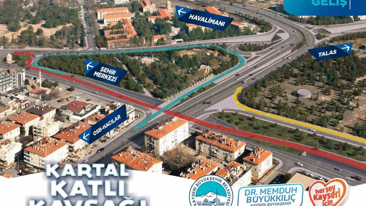 Kayseri'nin Kartal Kavşağı Projesi ile Ulaşımda Yeni Dönem
