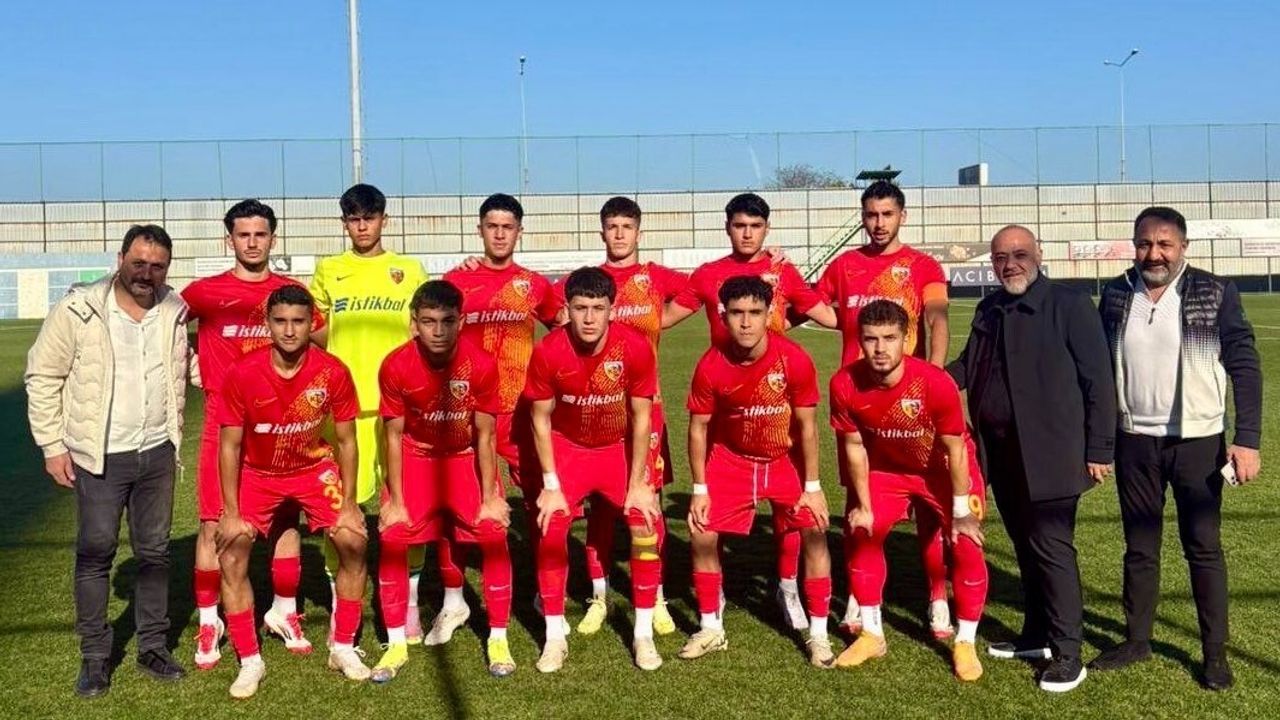 Kayserispor U19, Rize'den 1-0'lık galibiyetle döndü