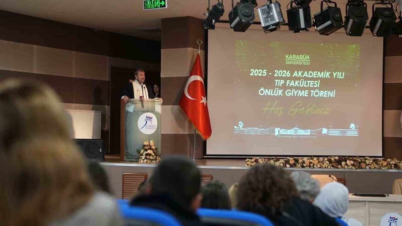 KBÜ Tıp Fakültesi’nde Beyaz Önlük Töreni ve yeni bina müjdesi