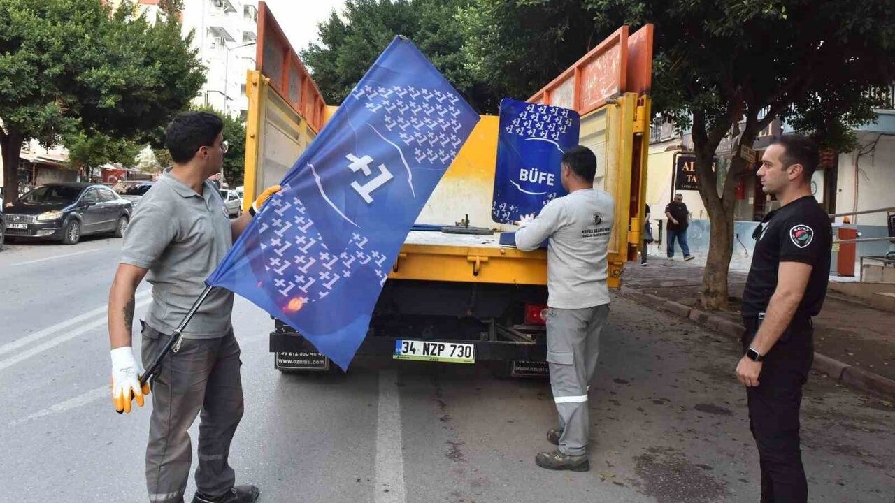 Kepez’te yol ve kaldırım işgallerine karşı sıkı denetim