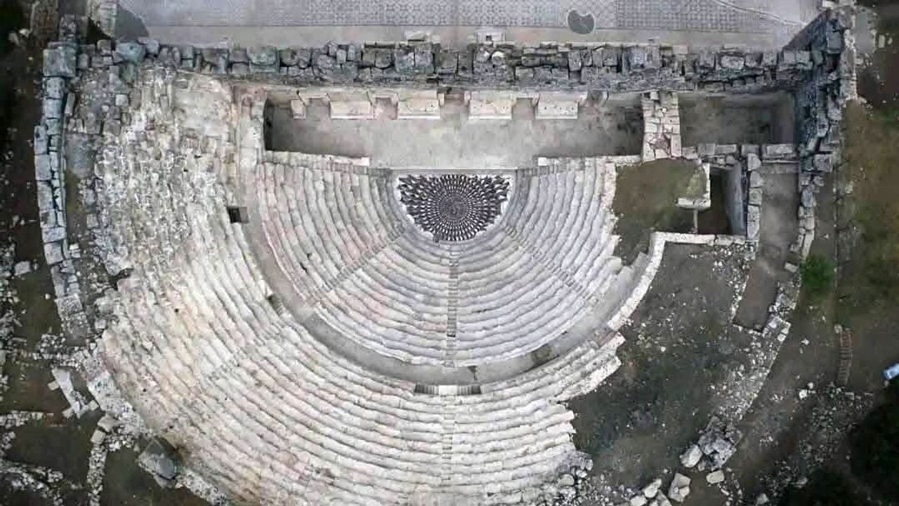 Kibyra'daki Medusa mozaiği kış şartlarına karşı korumaya alındı