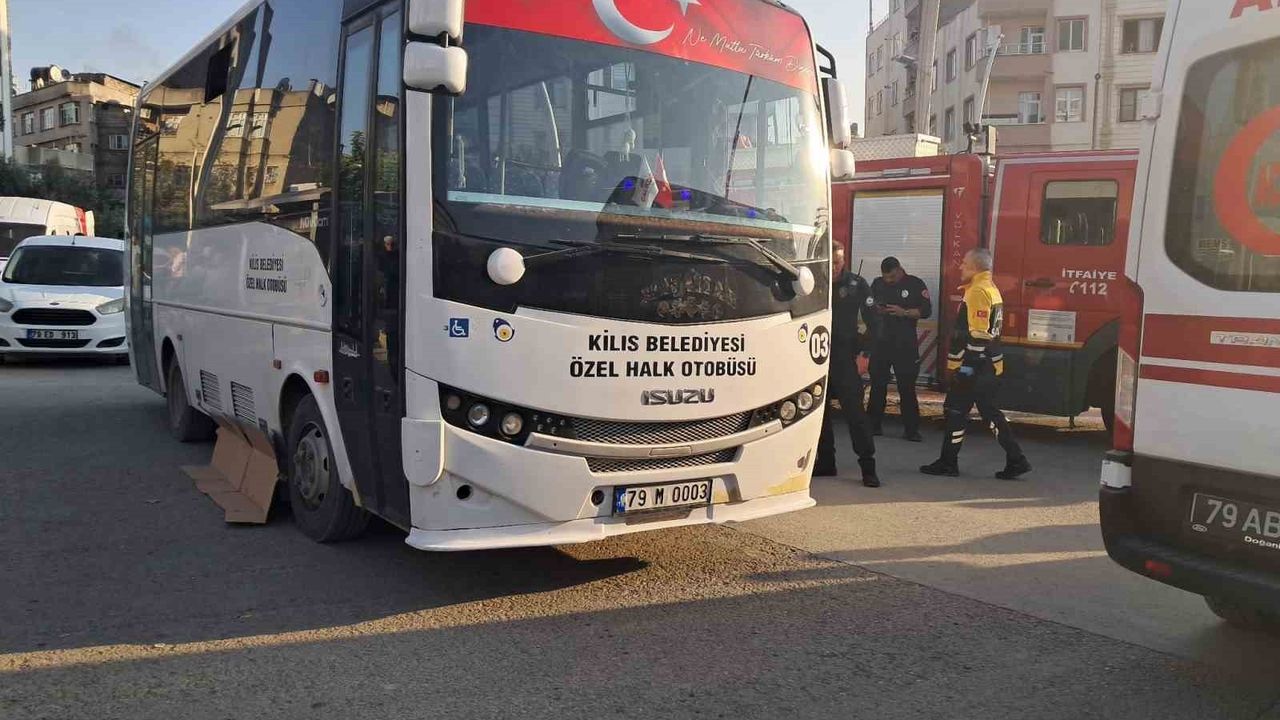 Kilis'te Otobüs Kazasında Yaya Hayatını Kaybetti