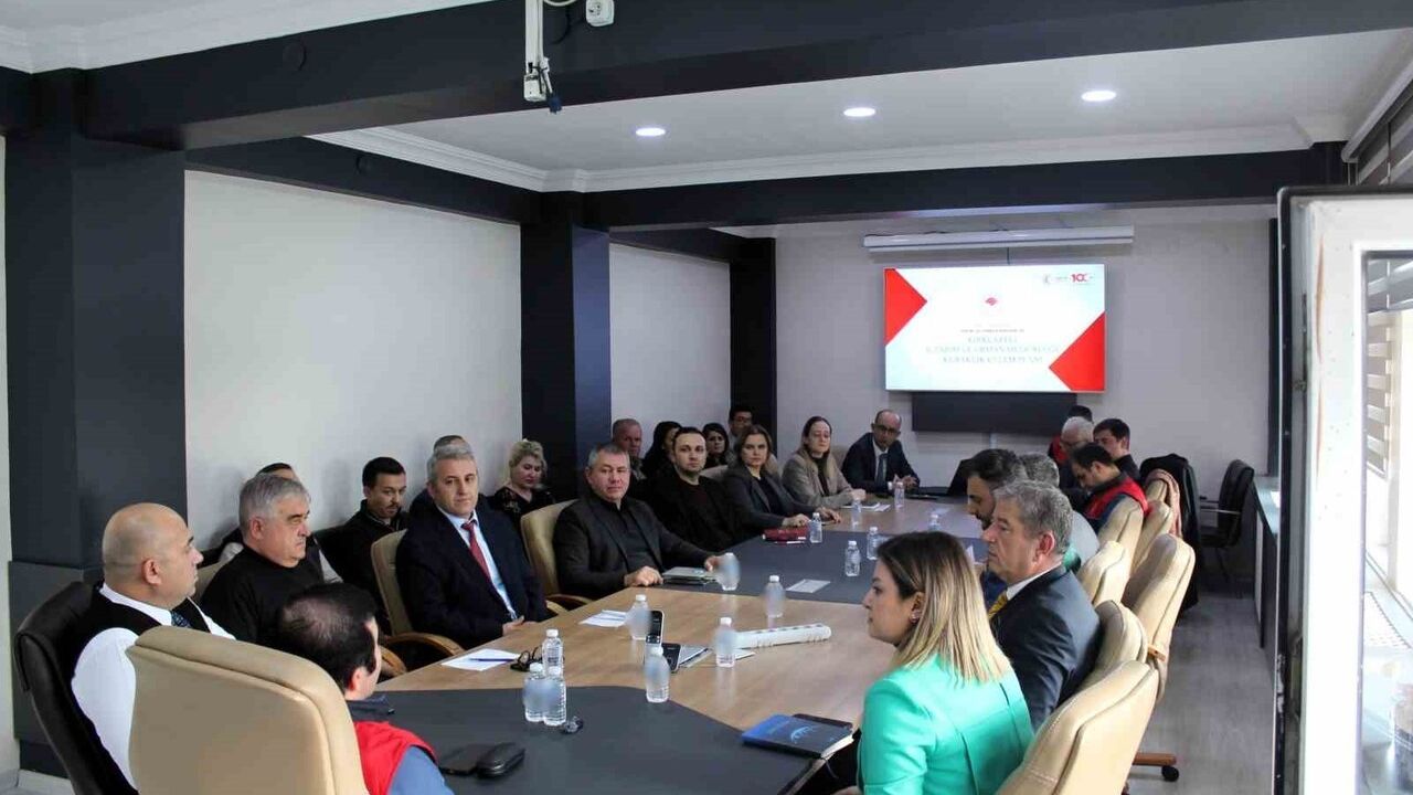 Kırklareli'de Tarımsal Kuraklık İl Kriz Merkezi Toplantısı