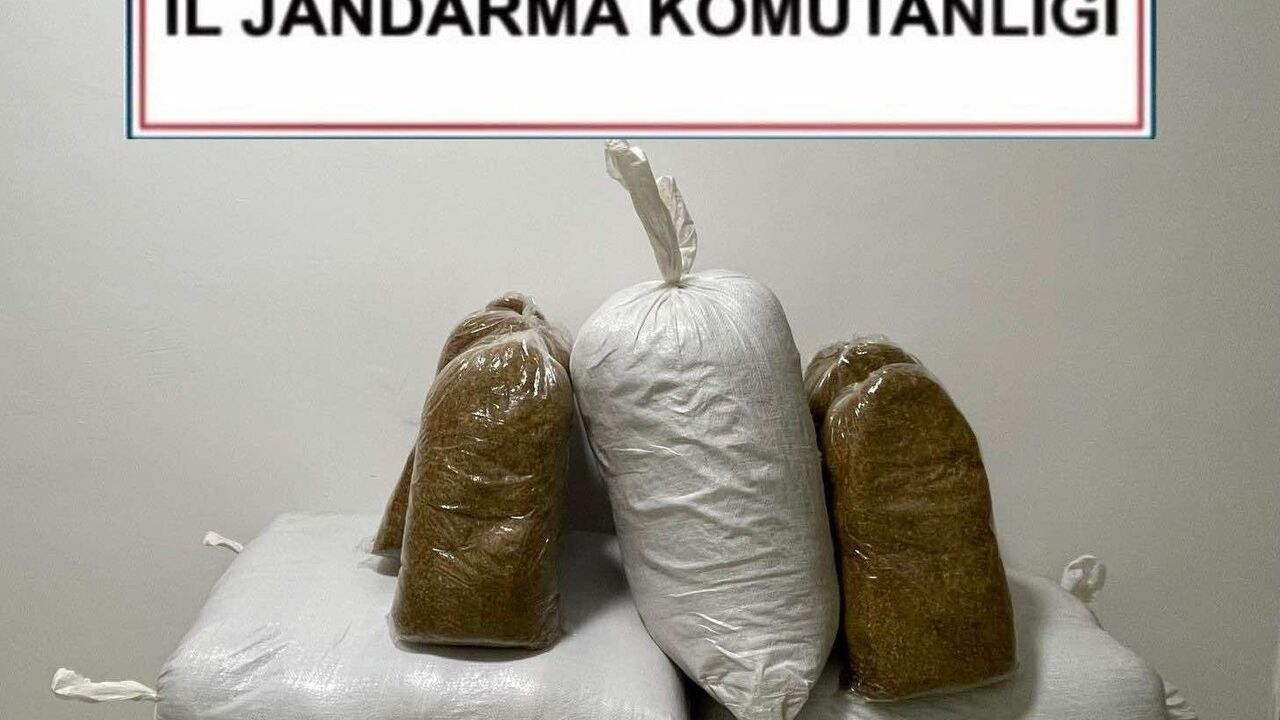 Kırşehir'de Jandarma Otobüste 230 kg Kaçak Tütün Ele Geçirdi