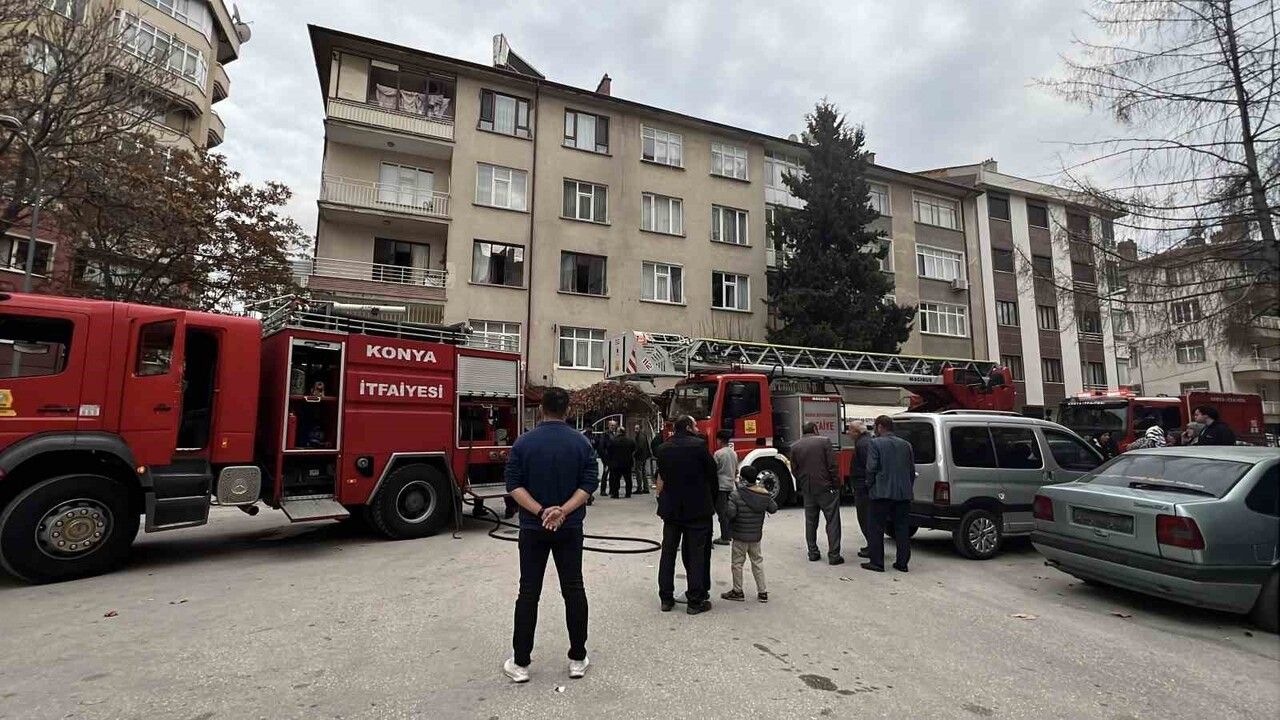 Konya'da dairede kombi patlaması: 1 yaralı