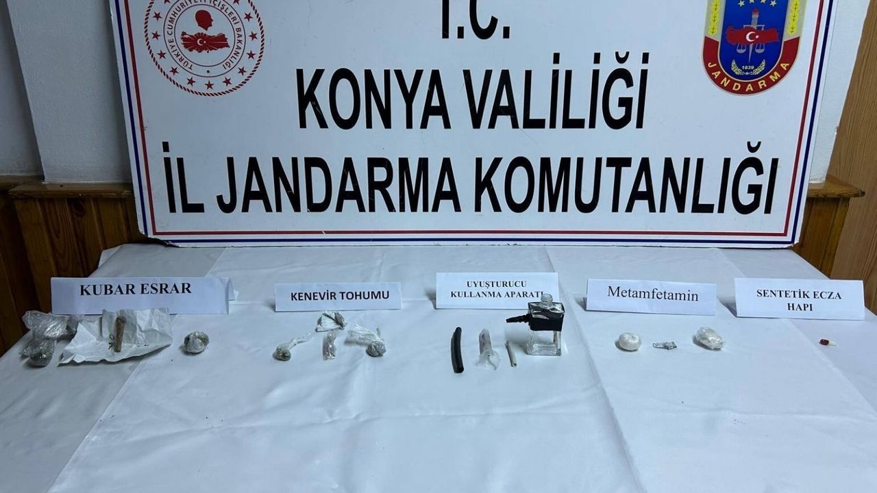 Konya Ereğli'de jandarma operasyonunda 1 tutuklama