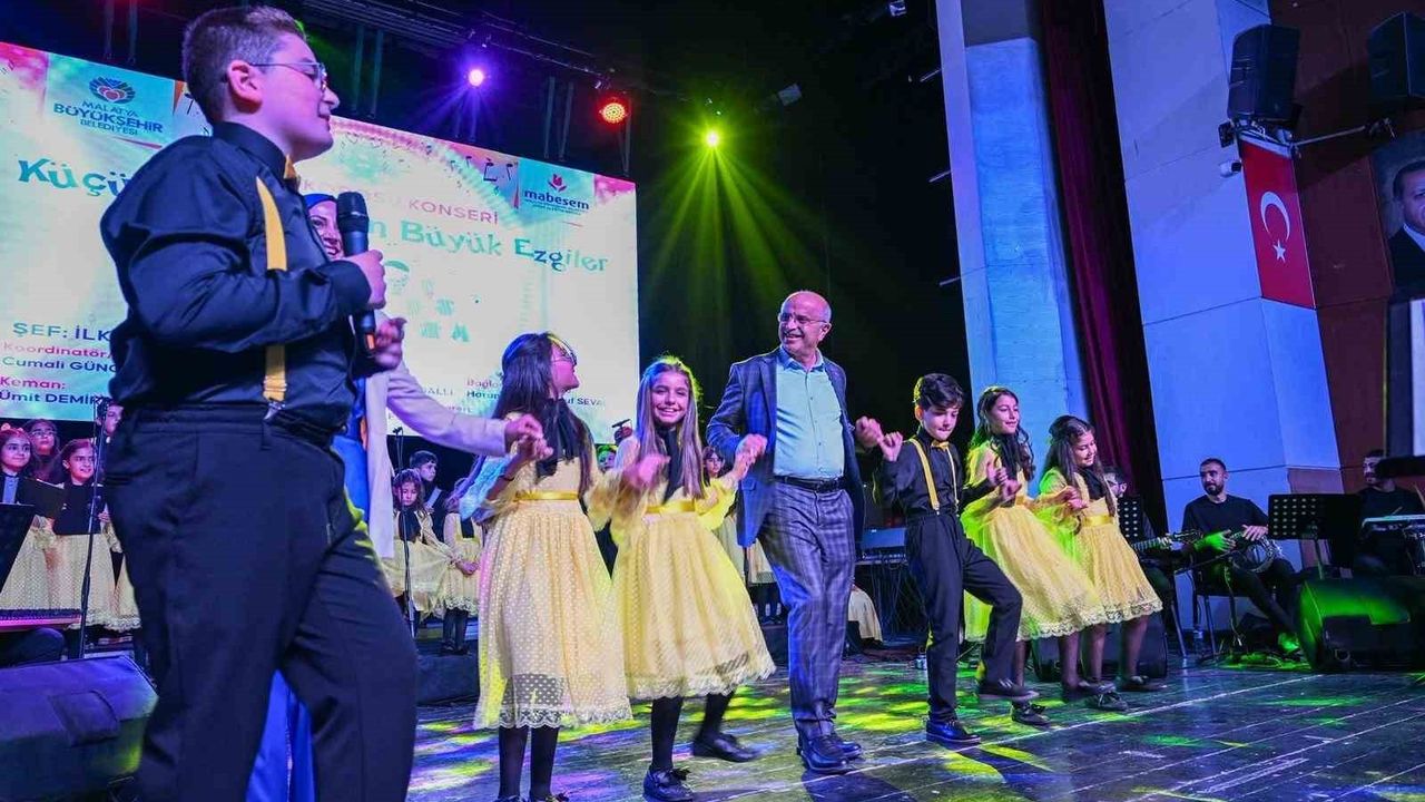 Küçük Kalplerden Büyük Ezgiler Malatya'da Sahne Aldı