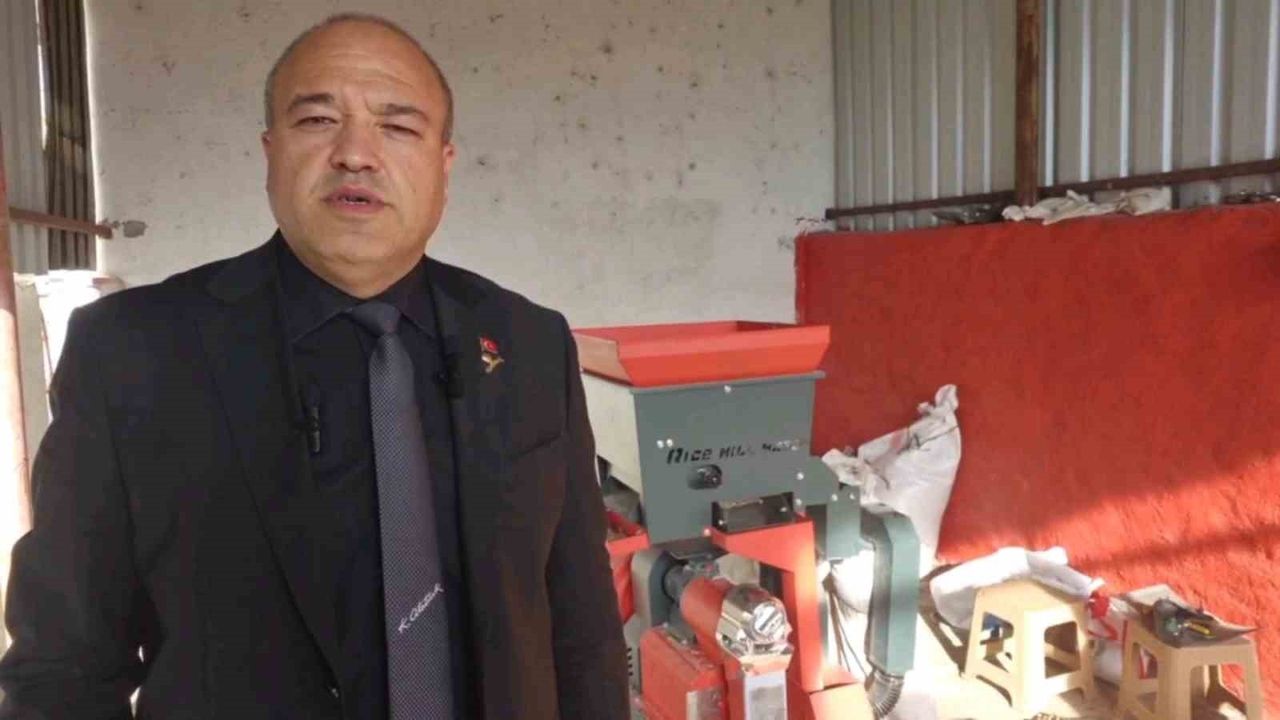 Küplü'de Ücretsiz Pirinç Soyma Tesisi üreticinin yükünü azalttı