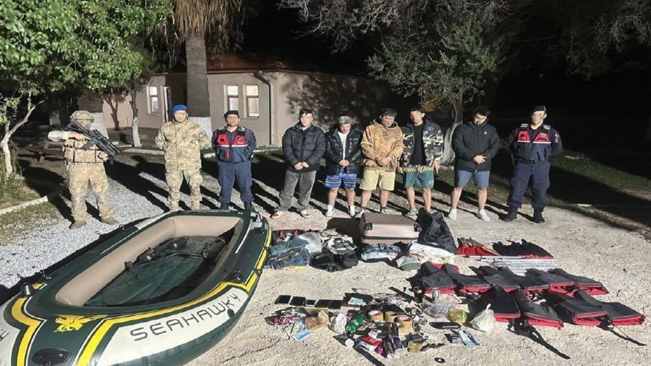 Kuşadası'nda yasa dışı geçiş girişiminde 5 kişi yakalandı